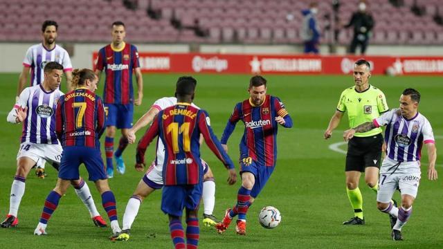 v站-巴萨险胜弱旅，距马竞只差1分！